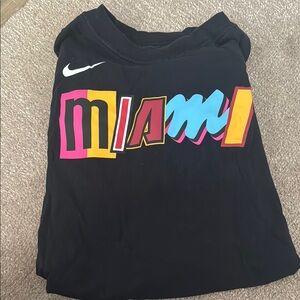Nike Women’s Miami Heat Black Graphic T-Shirt